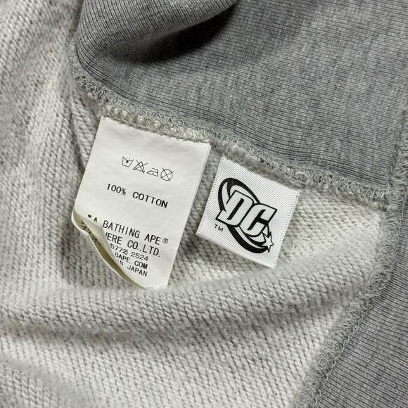 Authentic Bape x DC Comics 2007 Superman Crewneck Sweatshirt M - Picture 6 of 8